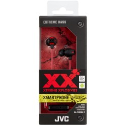 Xtreme Xplosives In Ear Headphones with Mic & Remote - Red